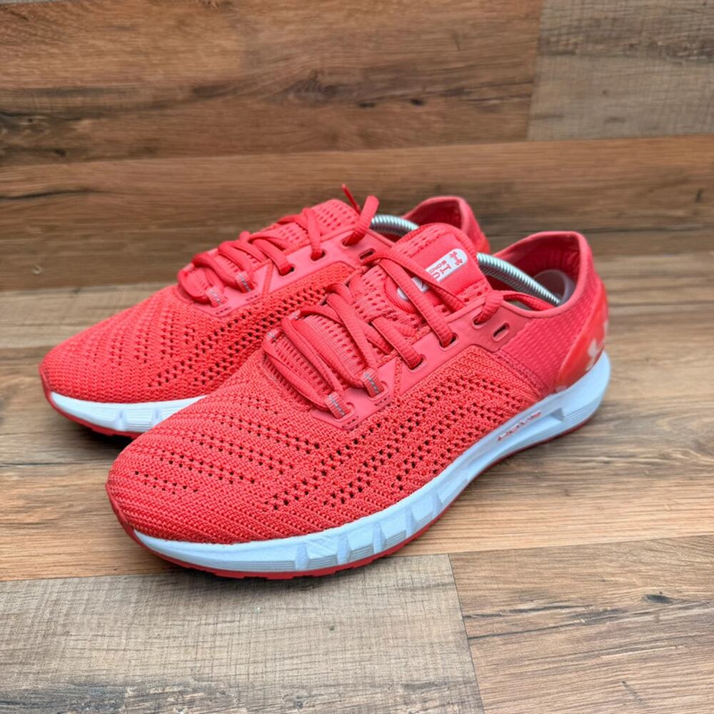 Under Armour HOVR Sonic 2 Womens Size 7.5 Coral Red Running Shoes